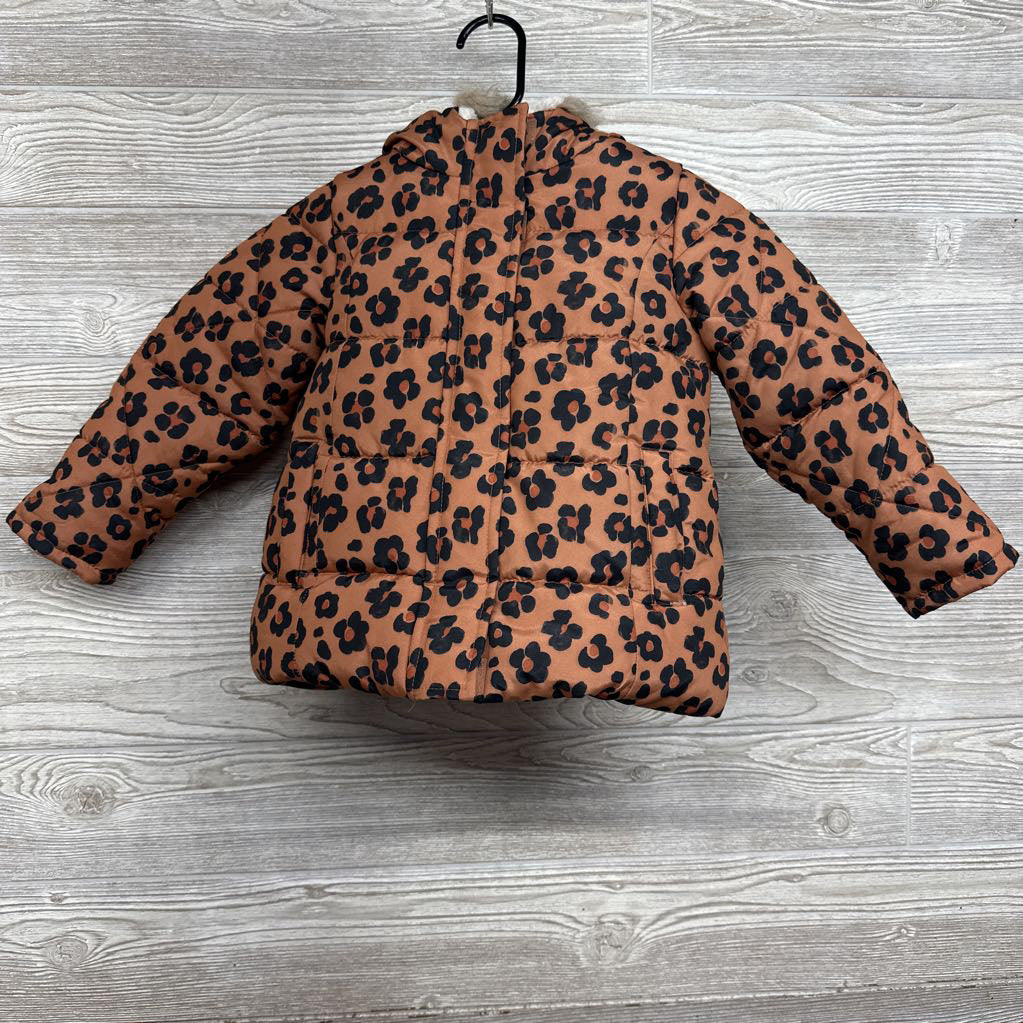 Winter Coat Animal Print 4t