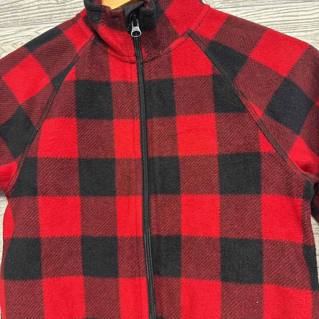 Full Zip Fleece Jacket Buffalo Plaid 8
