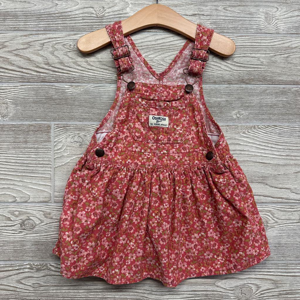 Cord Skirtall Flowers 2T