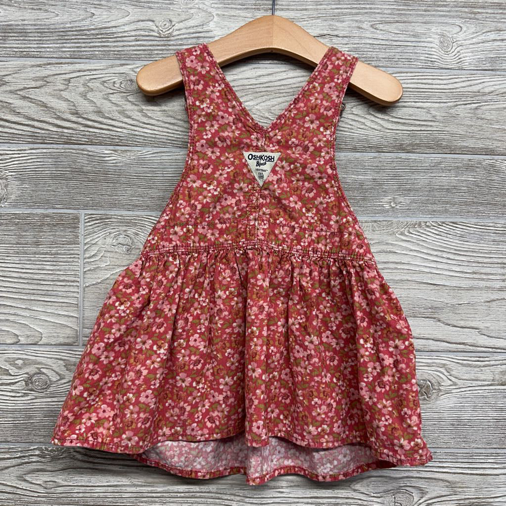 Cord Skirtall Flowers 2T
