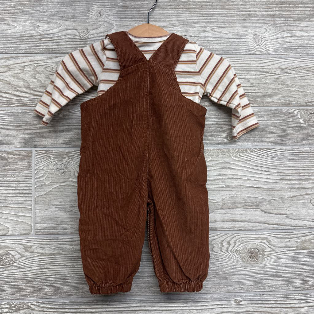 LS Shirt Stripes & Cord Overalls Turkey 3M