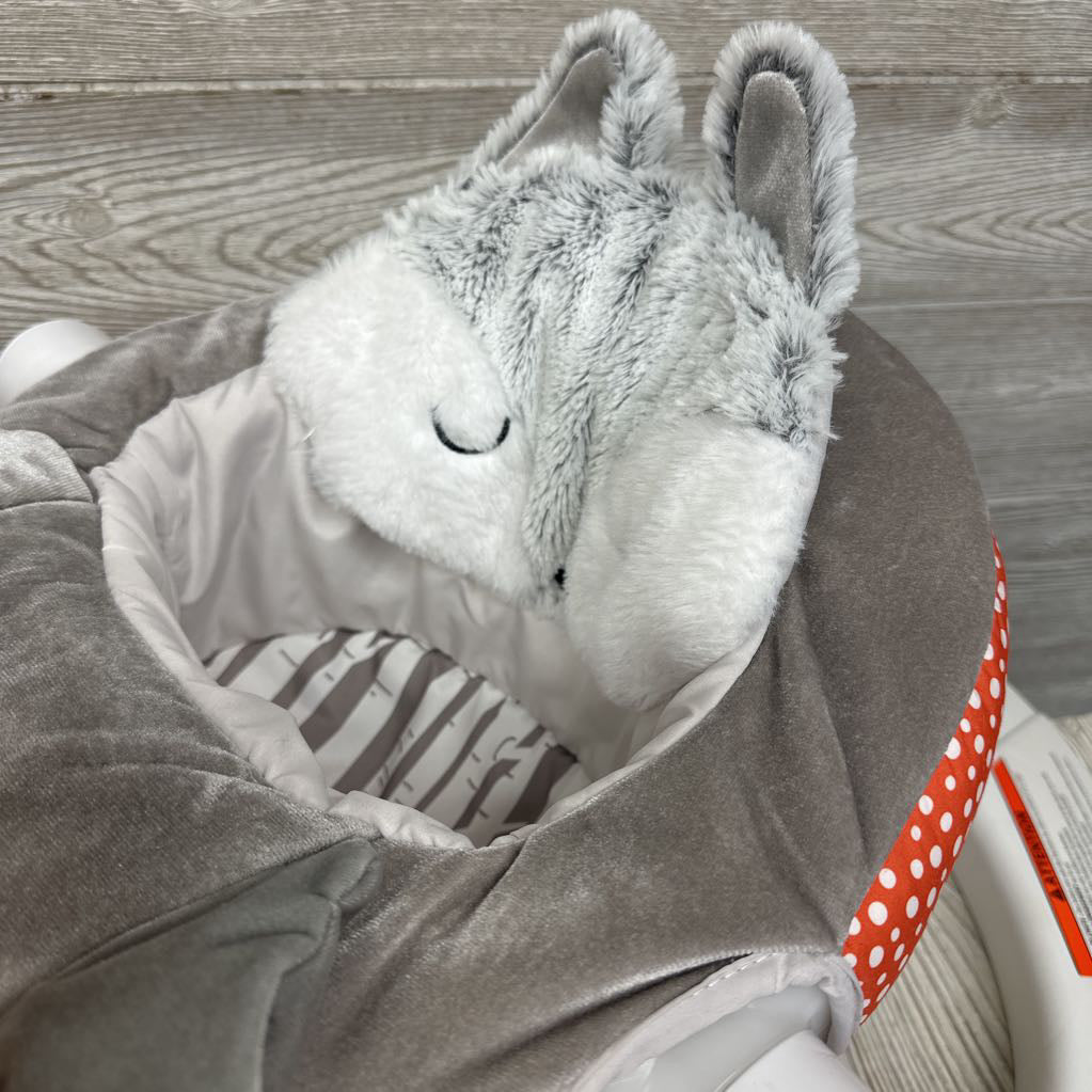 Peekaboo Fox Sit Me Up Floor Seat W/ Tray & Toy