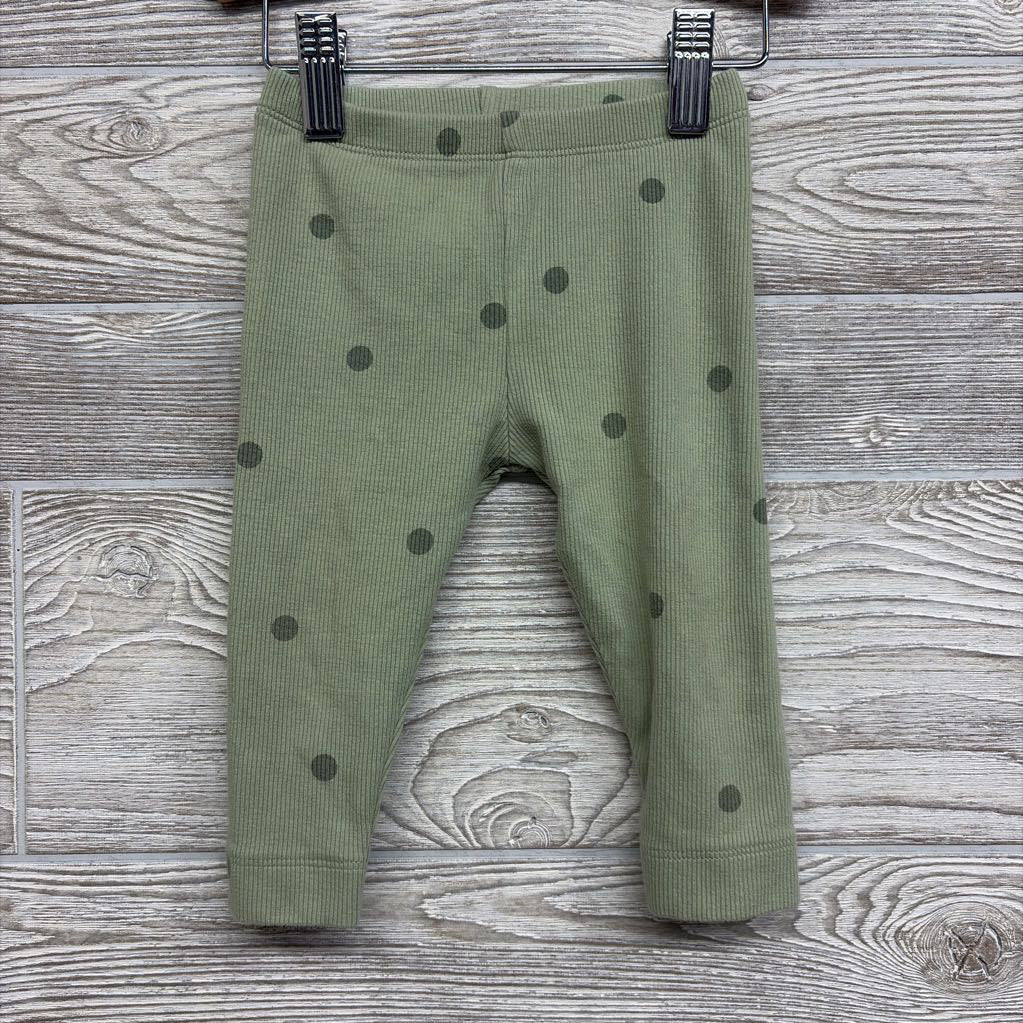 LS Ribbed Bodysuit & Pants Dots 9M