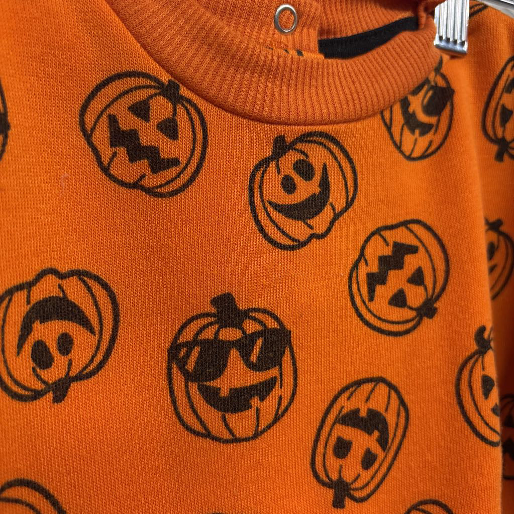 Crewneck & Jogger Sweatpants Pumpkins 0-3M