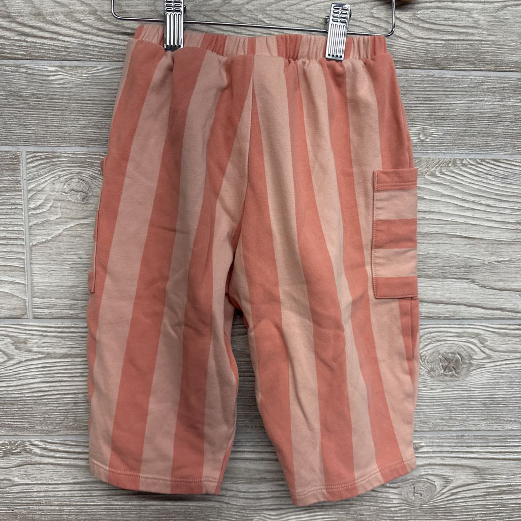 Wide Leg Pants Stripes Side Pockets 2T