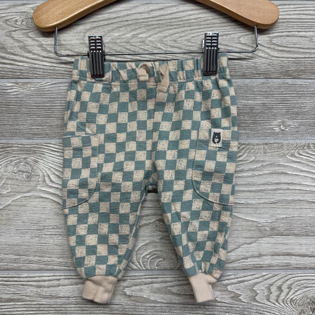 French Terry Crewneck & Joggers Checker 0-3M