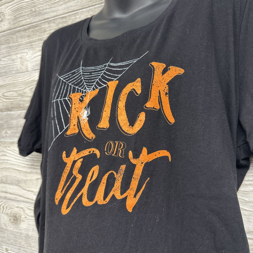 Ruched Shirt Kick Or Treat 3XL