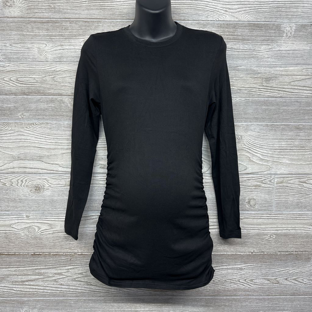 NEW LS Ruched Shirt Small