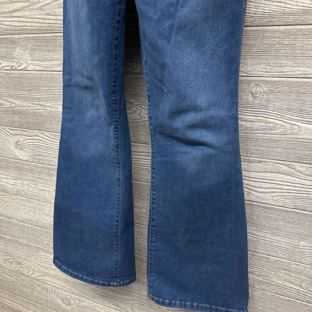 Cross Panel Flare Jeans 6/Small