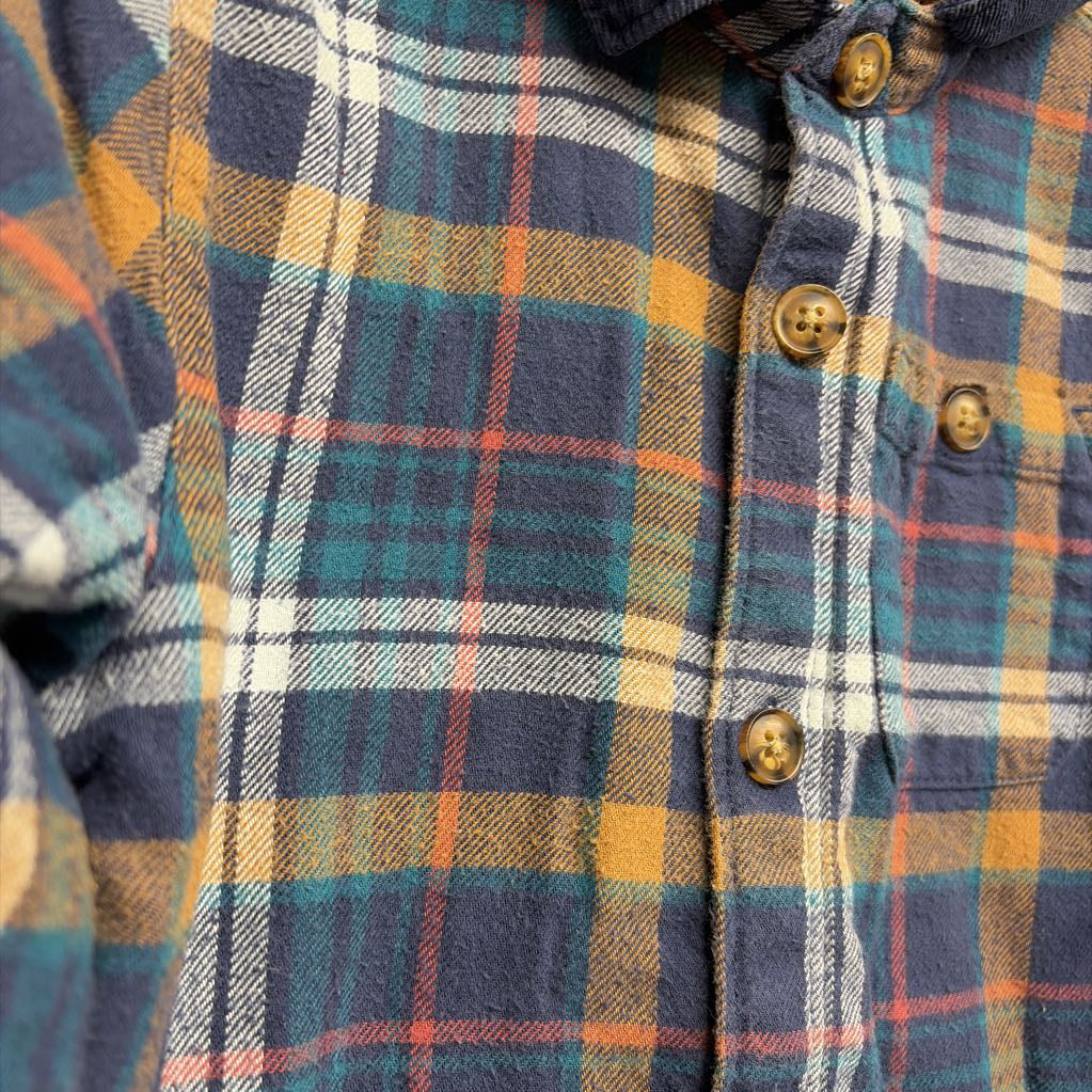 Plaid Fleece Lined Flannel Shacket 5T *