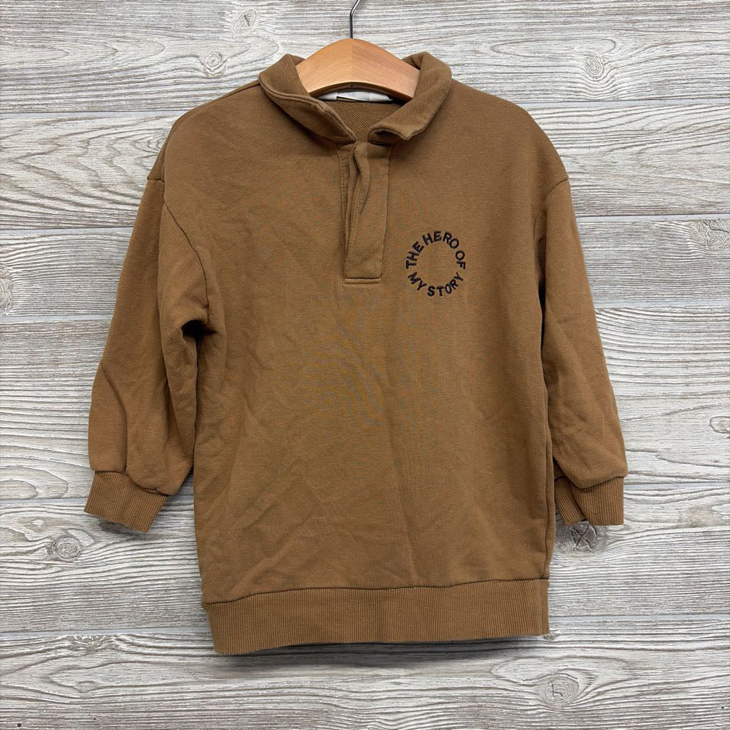 LS French Terry Shirt The Hero Of My Story 5T-6