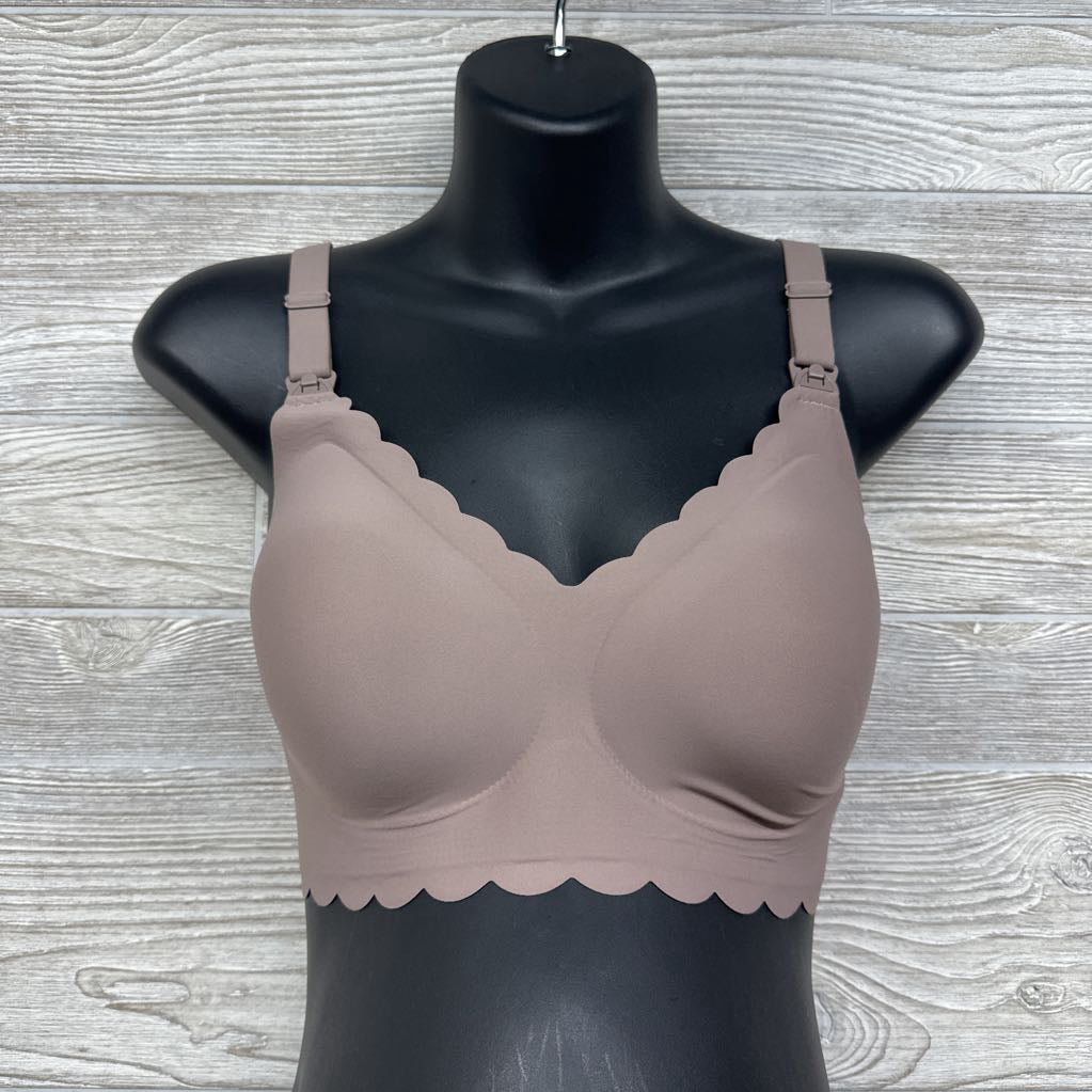 NEW Scallop Trim Nursing Bra Small