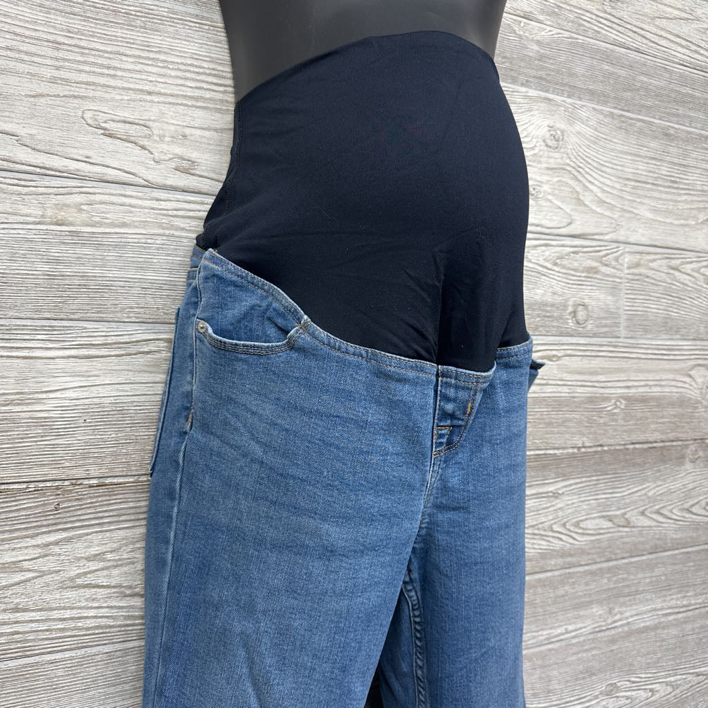 Cross Panel Skinny Jeans 10/Medium