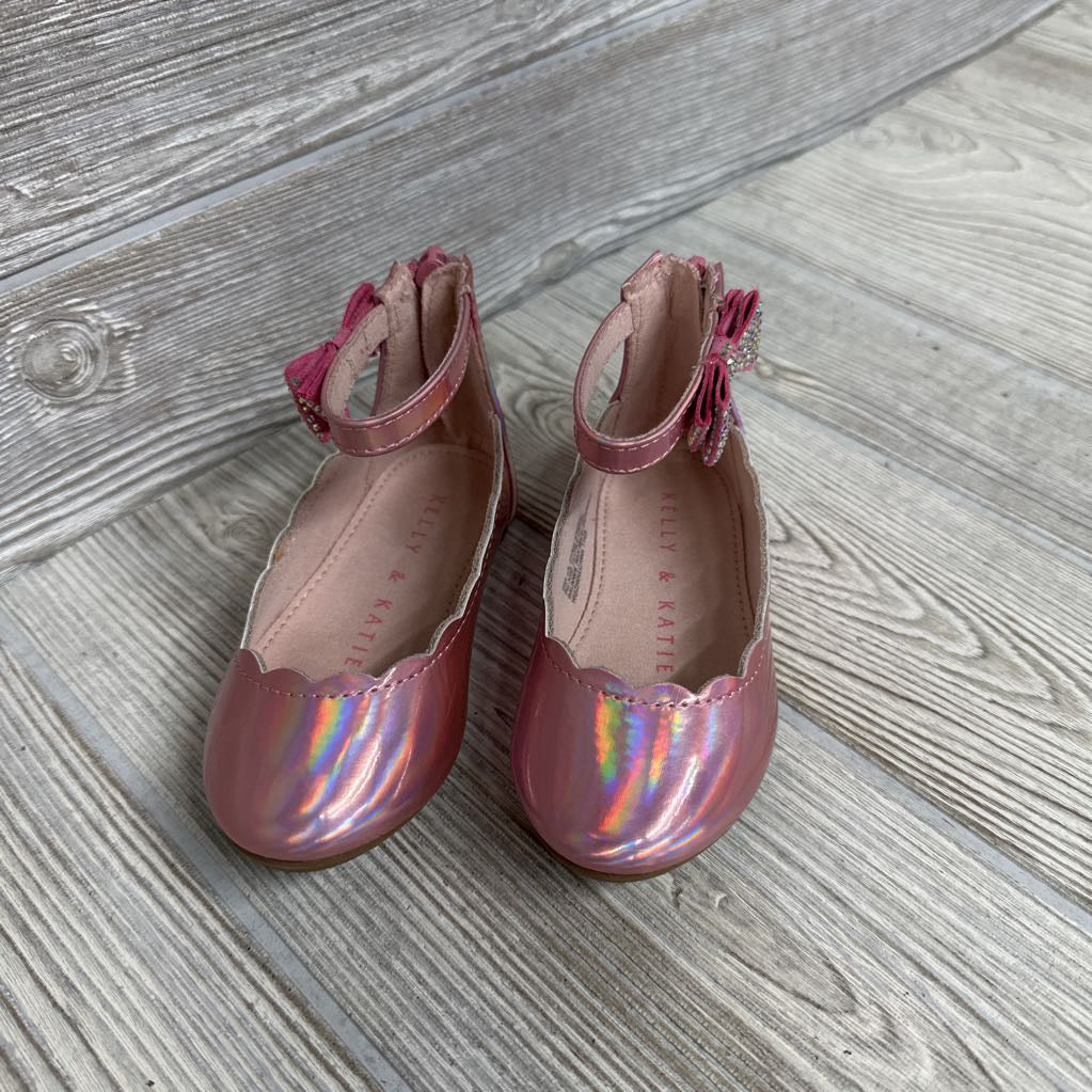 Ankle Strap W/ Side Butterfly Flats 6c