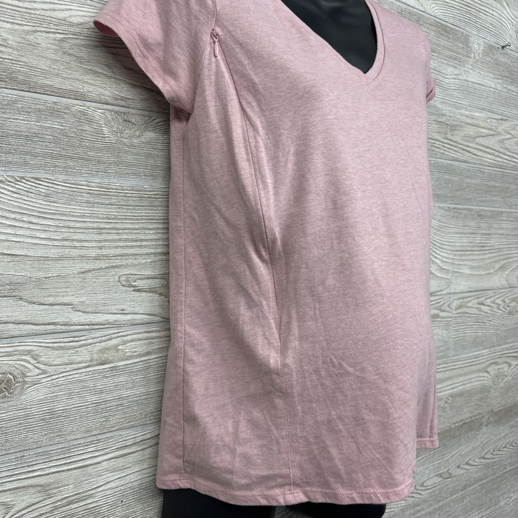 Side Zip Nursing Shirt Medium