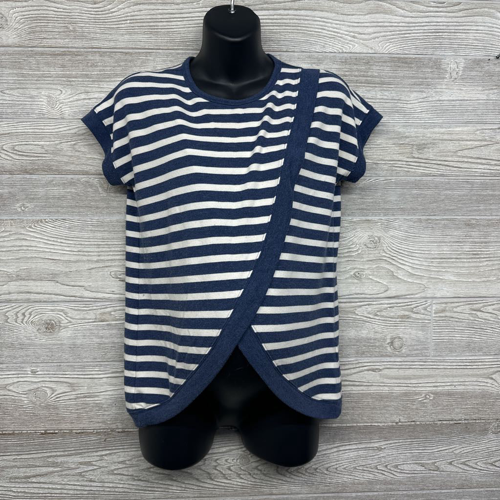 French Terry Nursing Shirt Stripes Small