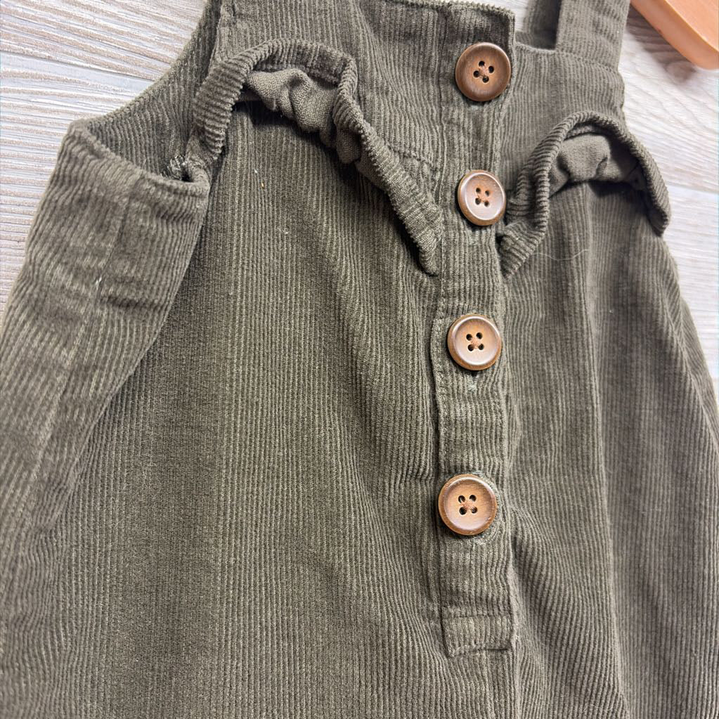 Corduroy Overalls Ruffles 12-18M
