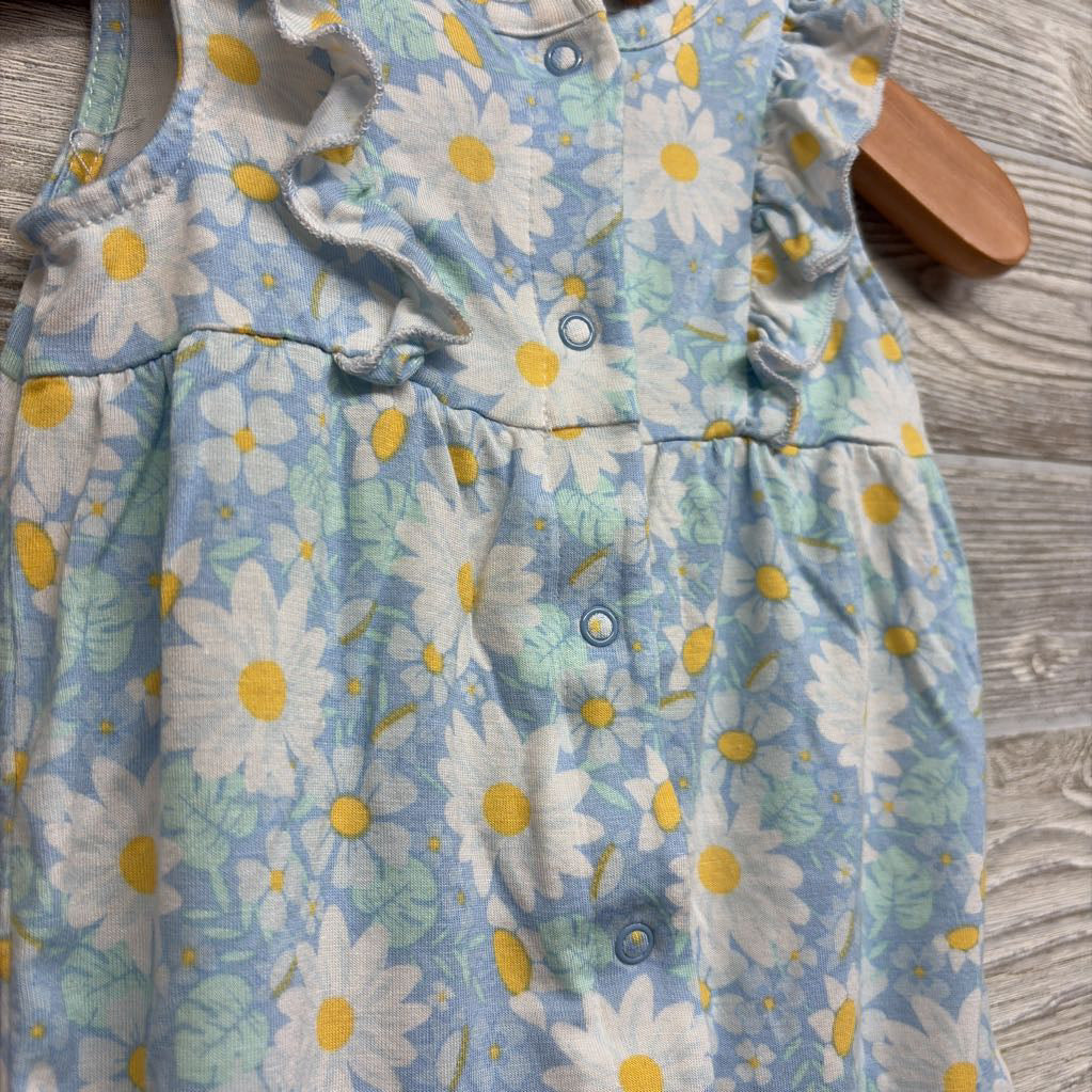 Bamboo Romper Flowers 3M