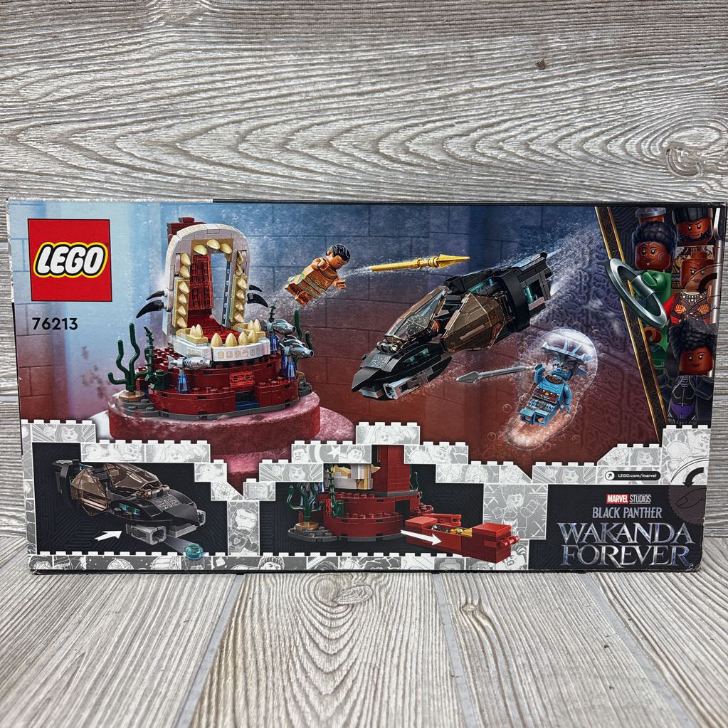 NEW #76213 Black Panther King Namor’s Throne Room Building Set