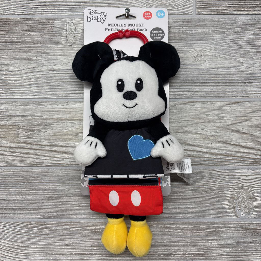 NEW Mickey Mouse Full Body Soft Book