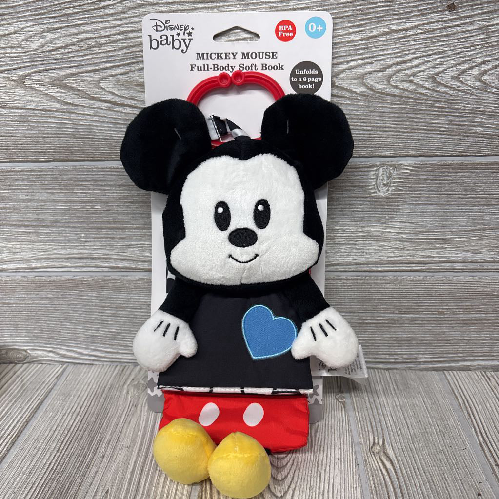 NEW Mickey Mouse Full Body Soft Book