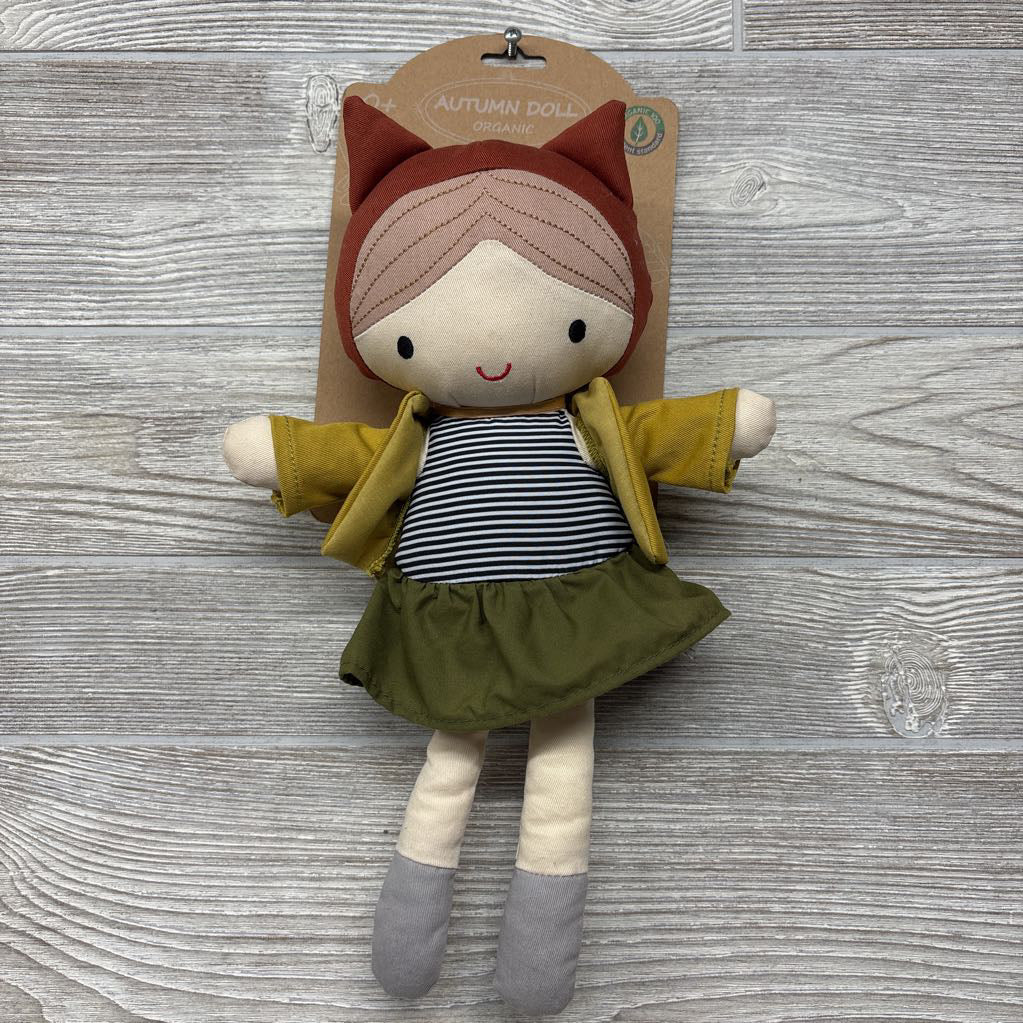 NEW Organic Plush Autumn Doll
