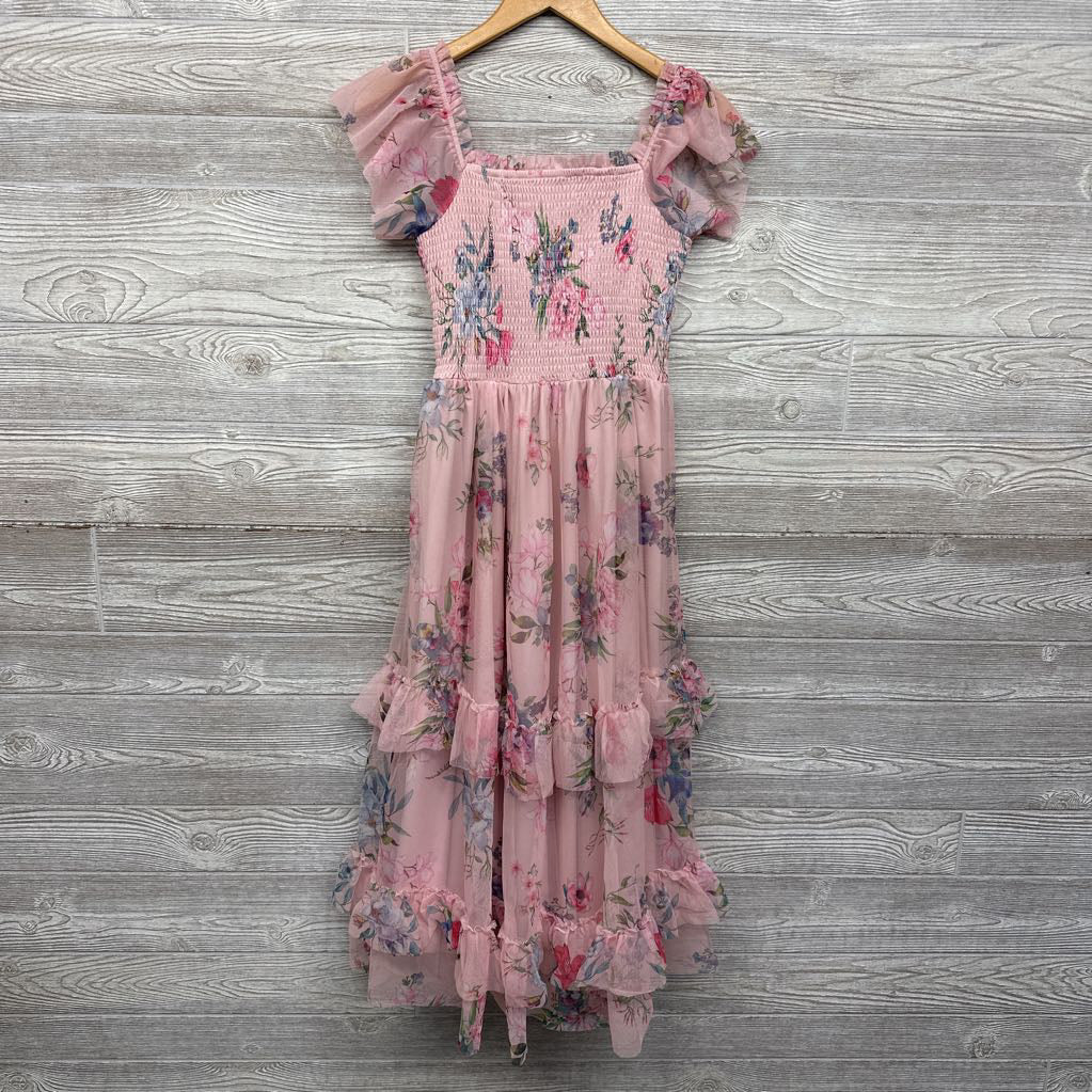 NEW Smocked Tulle Dress Flowers 14