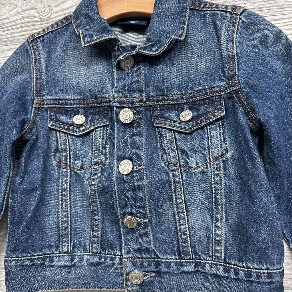 Denim Jacket Icon Mickey Mouse Patch On Back 18-24M