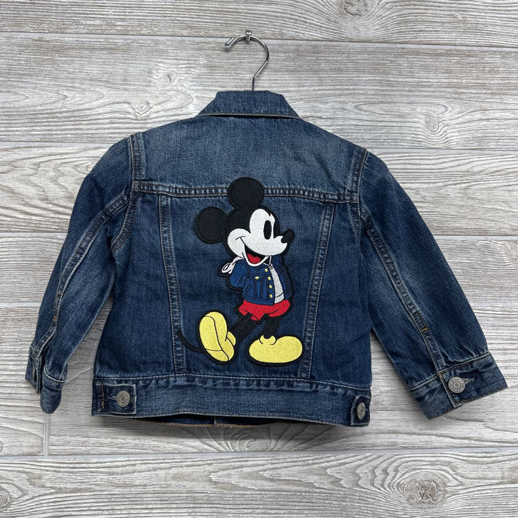 Denim Jacket Icon Mickey Mouse Patch On Back 18-24M