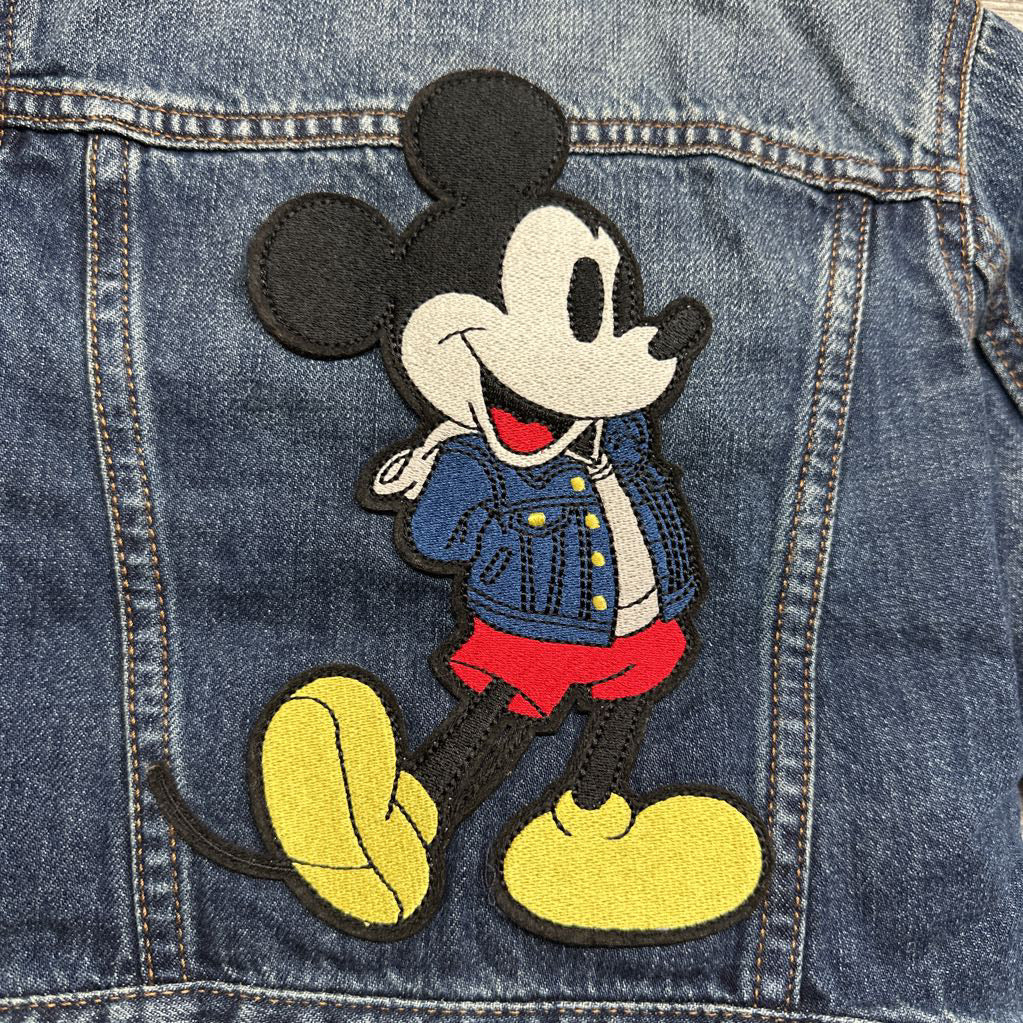 Denim Jacket Icon Mickey Mouse Patch On Back 18-24M