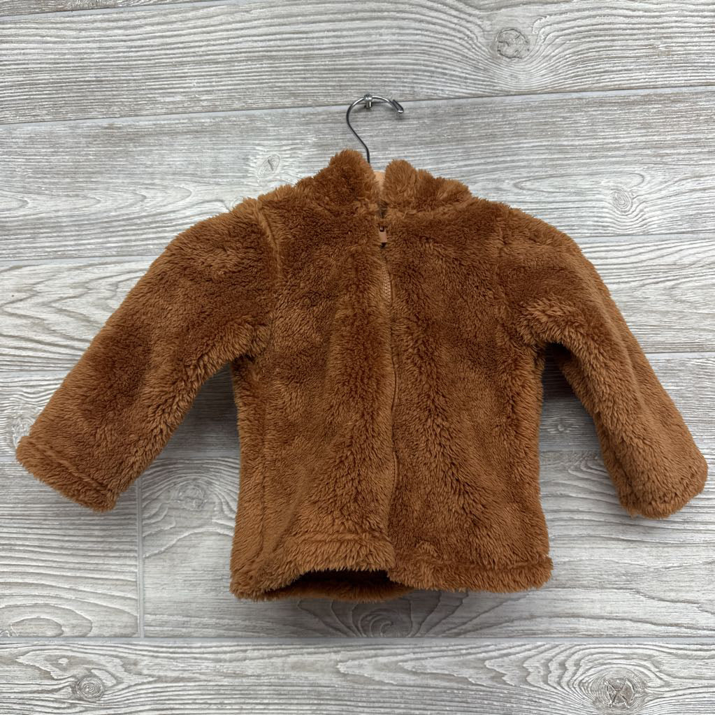 Plush Jacket W/ Hood 9-12M