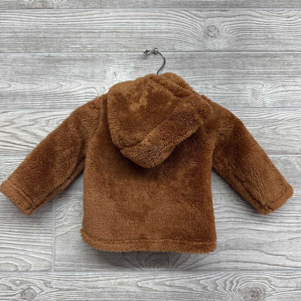 Plush Jacket W/ Hood 9-12M