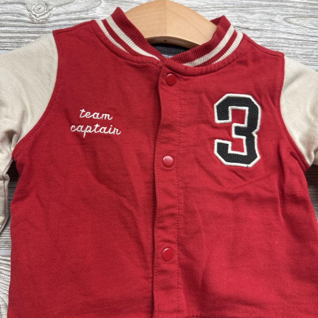 French Terry Varsity Jacket Team Captain 12M