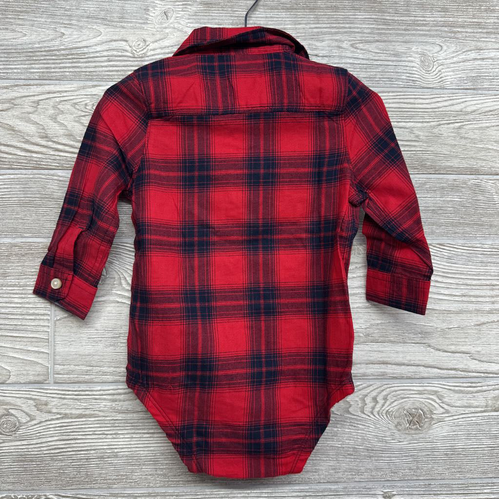 Nw/oT LS Plaid Bodysuit 18M