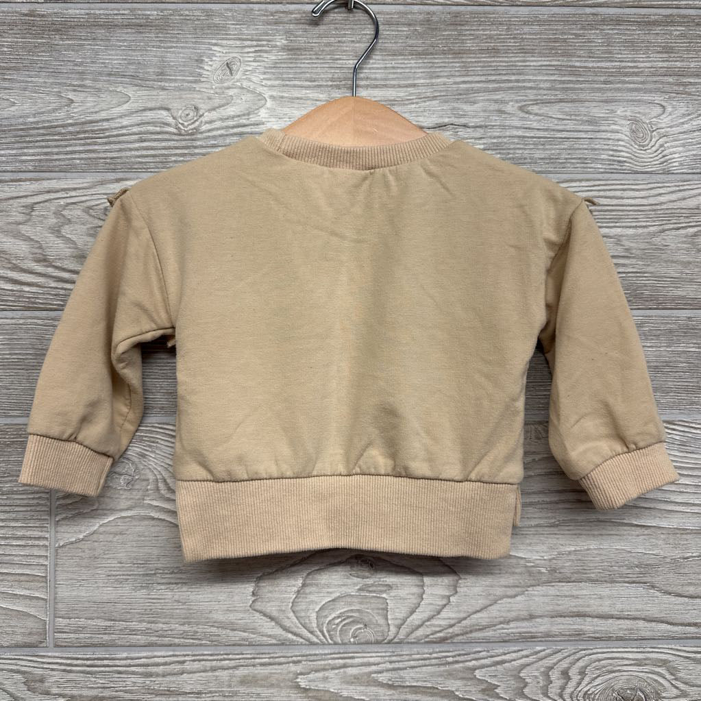 Crewneck Babe Ruffle 6-12M