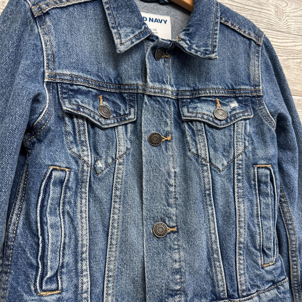 Distressed Denim Jacket 6-7