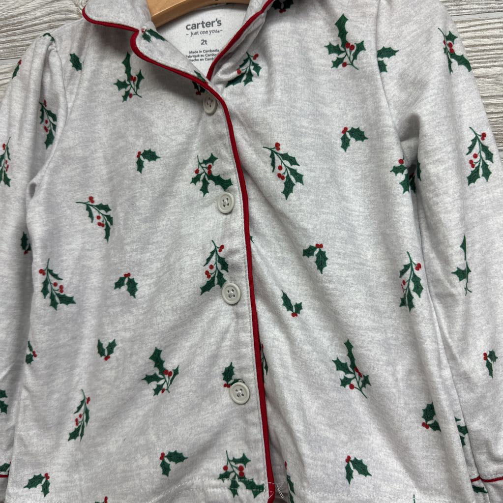 Button Up Pjs Holly 2t