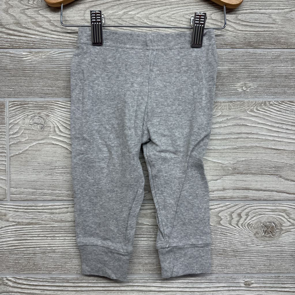 LS Bodysuit Stripes & Sweatpants 12M