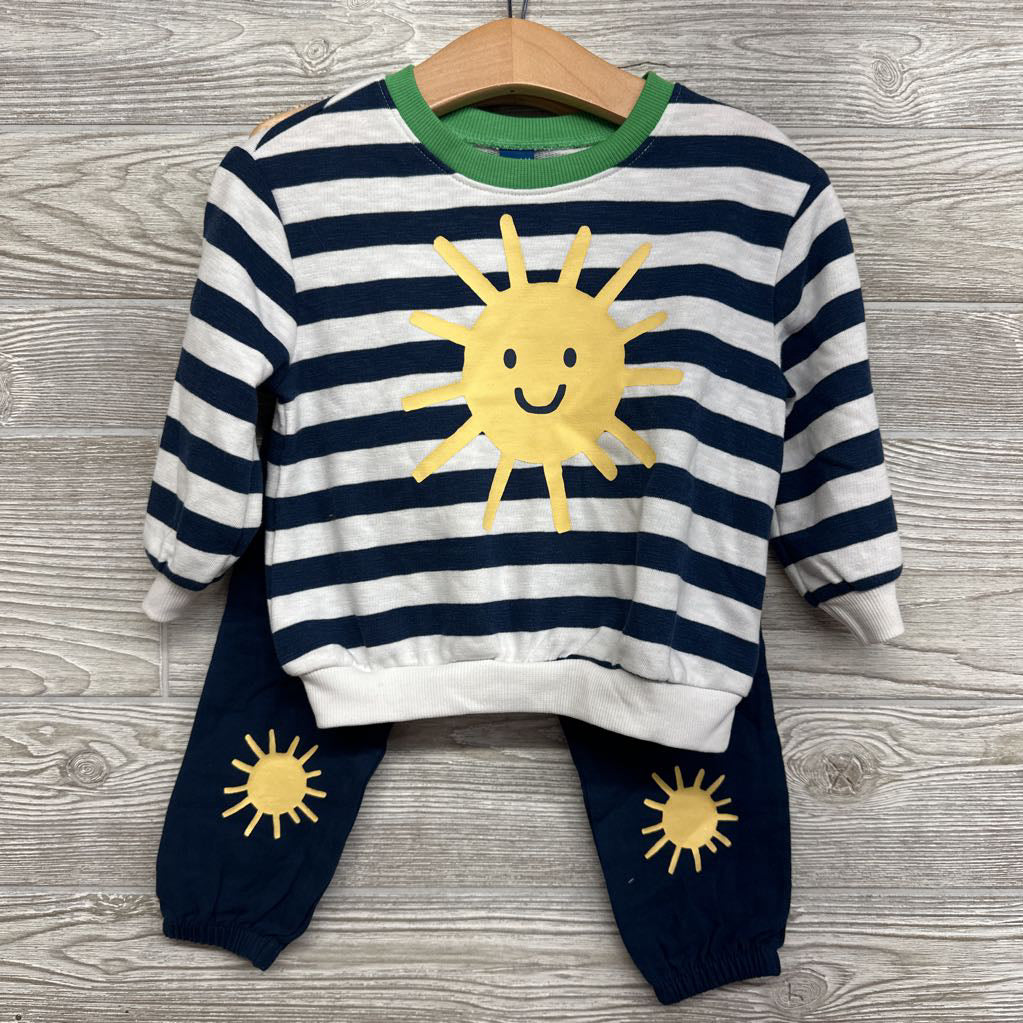 Crewneck Stripes, Sun & Sweatpants 18-24M