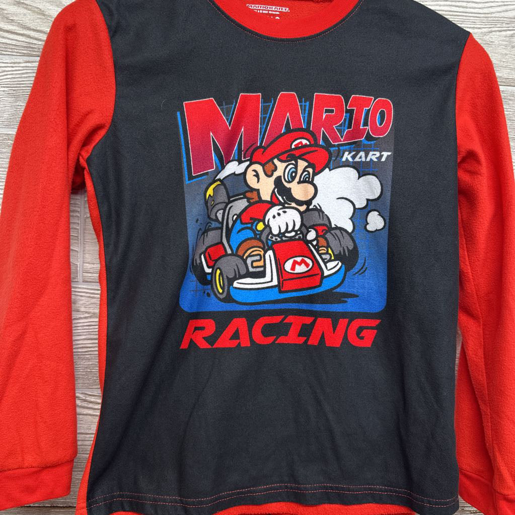 2 Pc Fleece Pjs Mario Kart 10-12