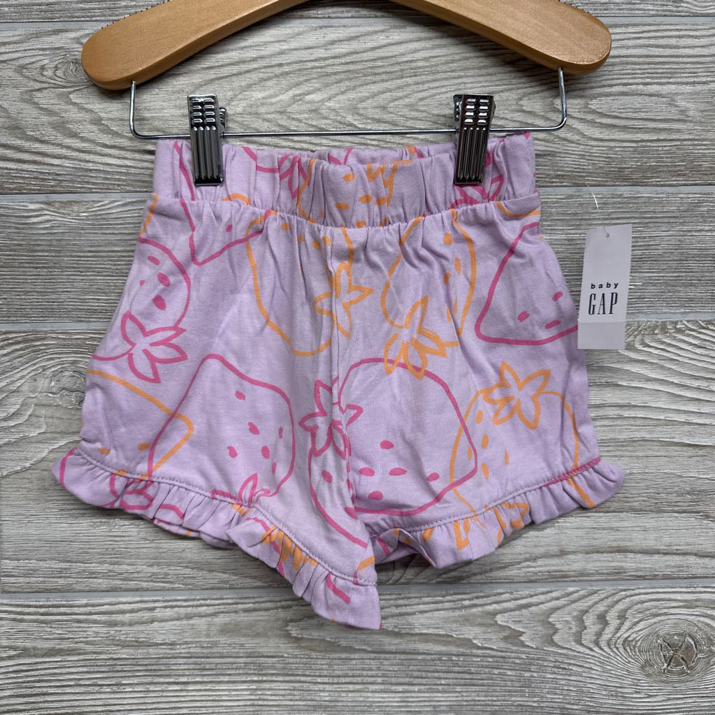 NEW Flutter Sleeve Shirt & Shorts Ruffle Trim Strawberries 5