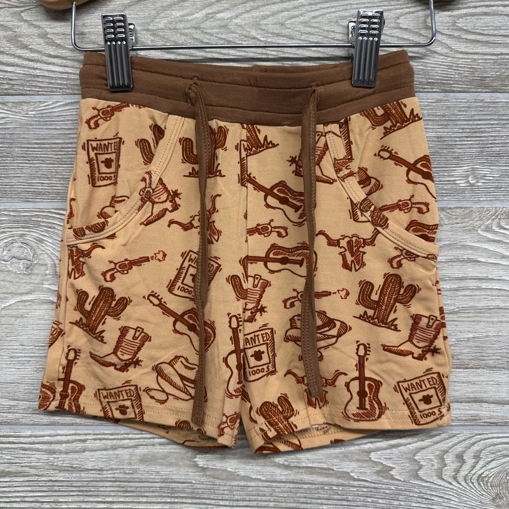 NEW Bamboo Shirt & Shorts Wanted Western 4T