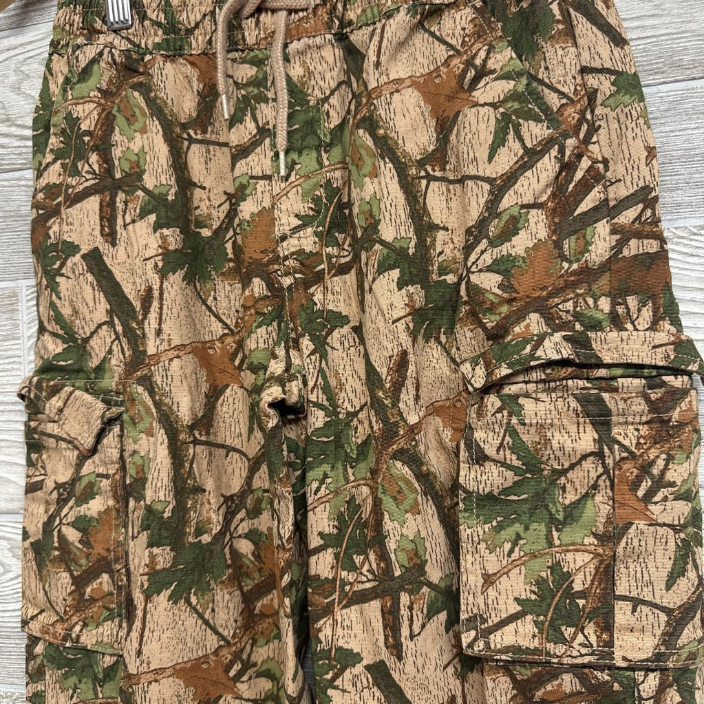 Drawstring Pull On Cargo Pants Camo 10