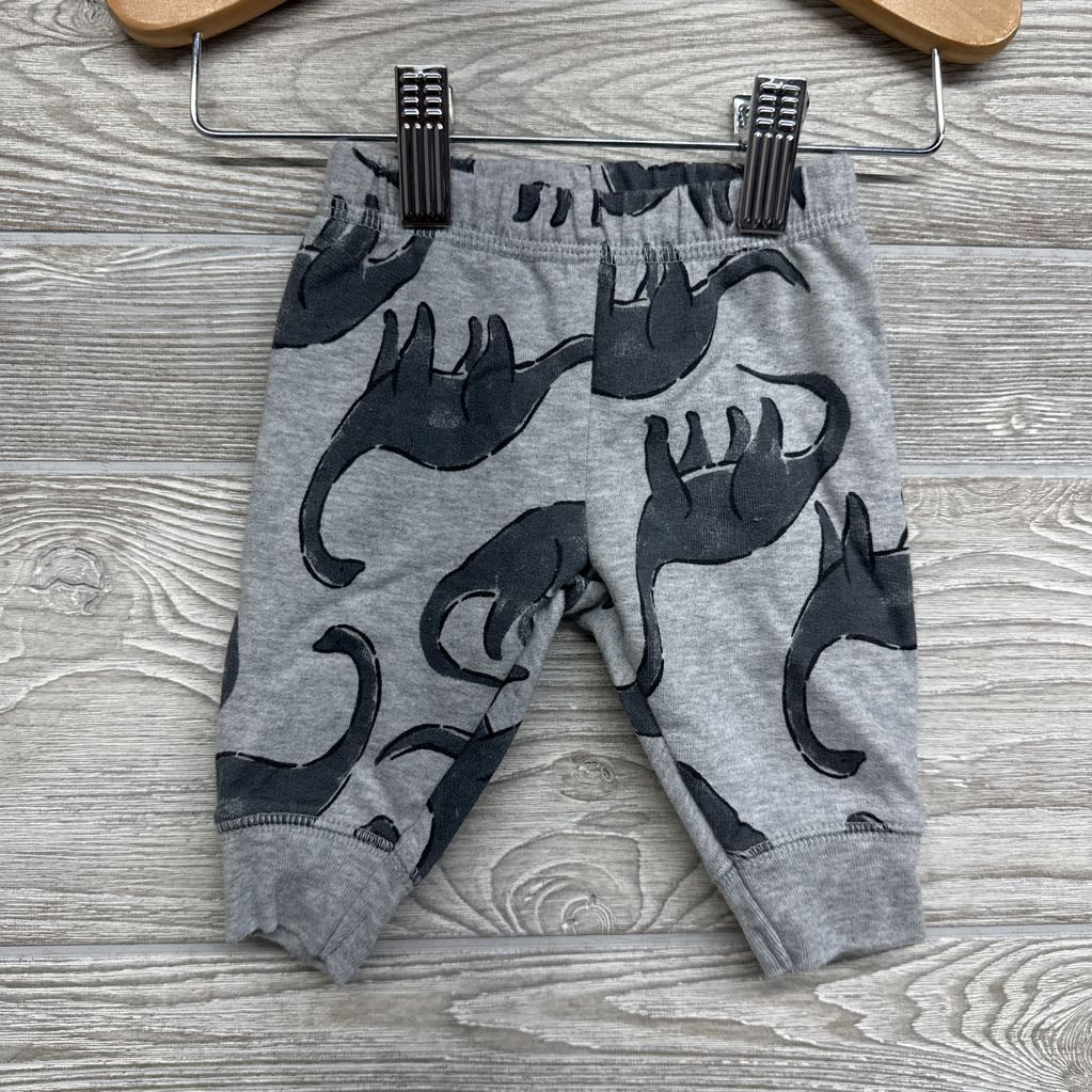 LS Bodysuit Little Stomper, Full Zip Hoodie & French Terry Joggers Dinosaurs 3M