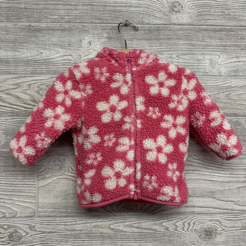 Sherpa Jacket Flowers 6M
