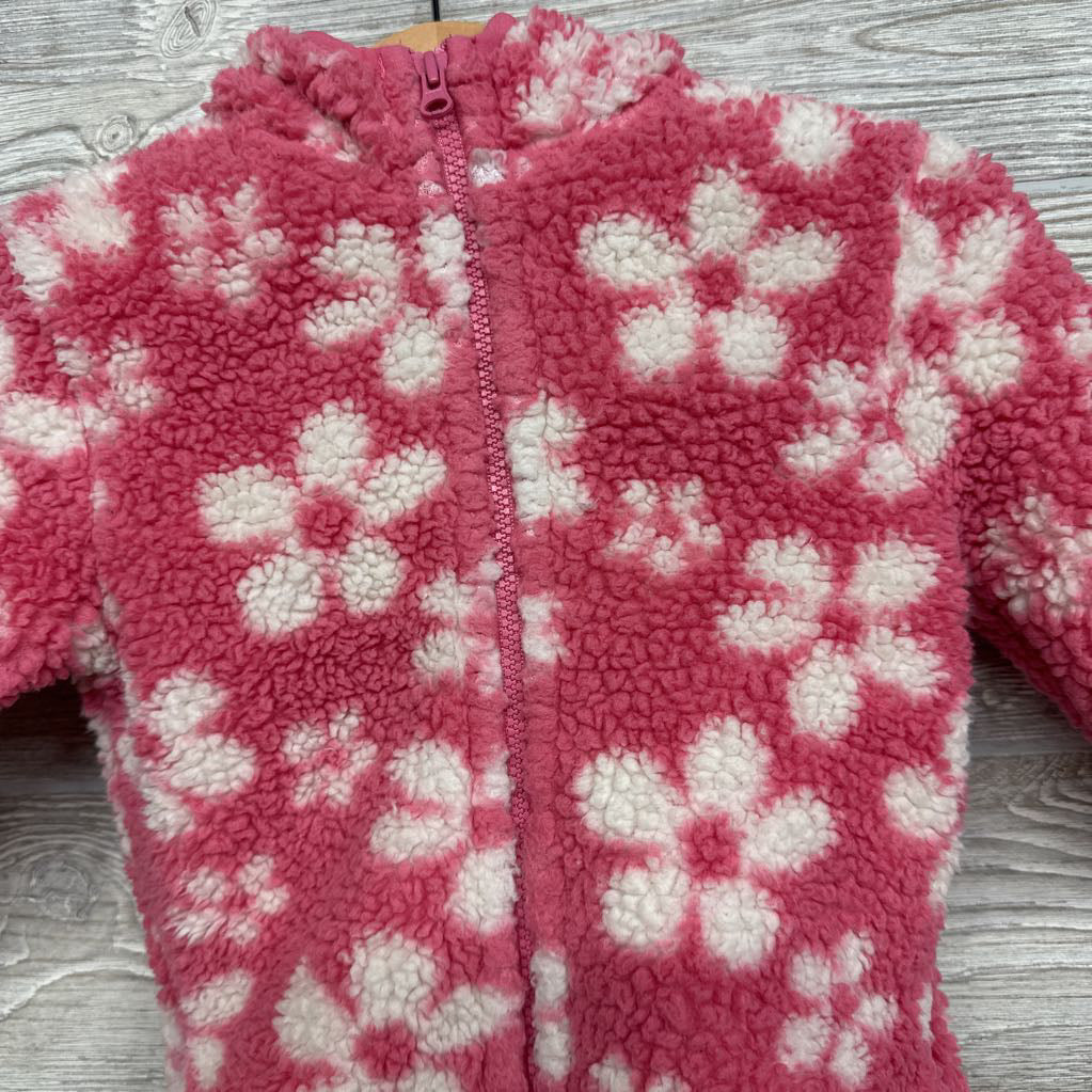 Sherpa Jacket Flowers 6M
