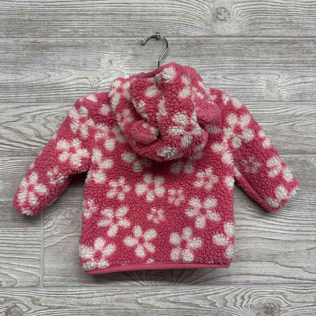 Sherpa Jacket Flowers 6M