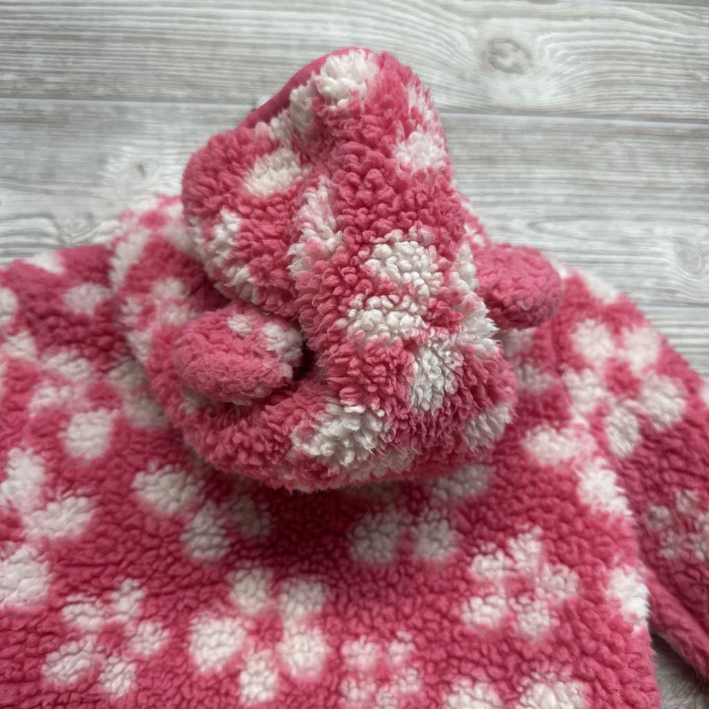 Sherpa Jacket Flowers 6M