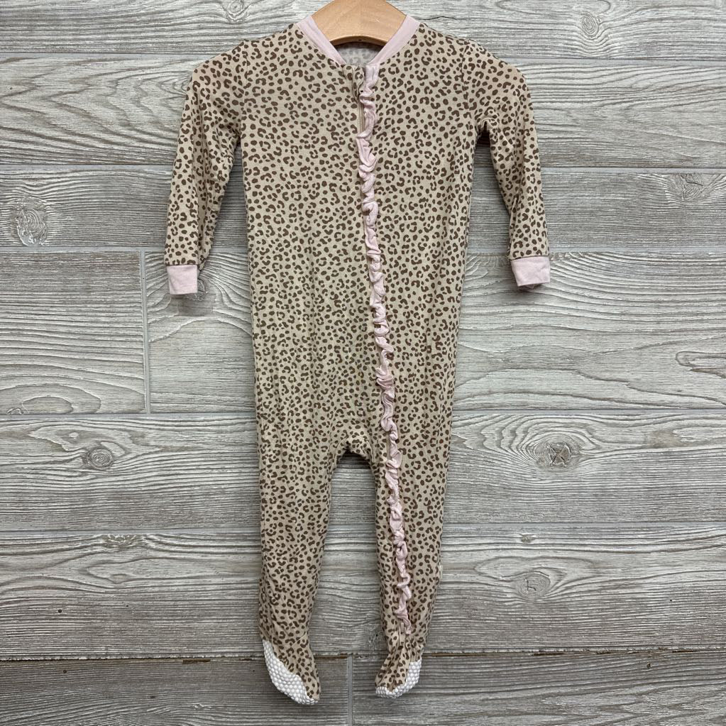 Bamboo Sleeper Animal Print Ruffle 12M