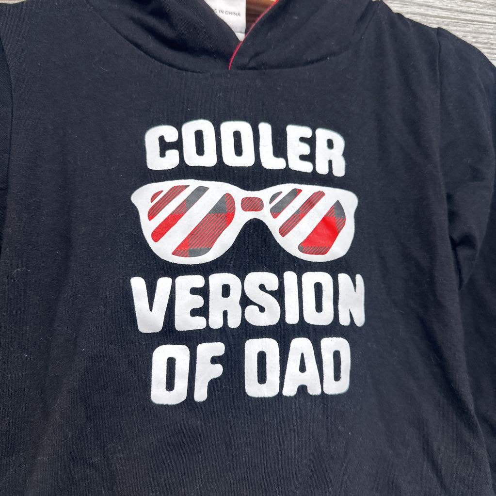 LS Shirt W/ Hood Cooler Version Of Dad 18-24M
